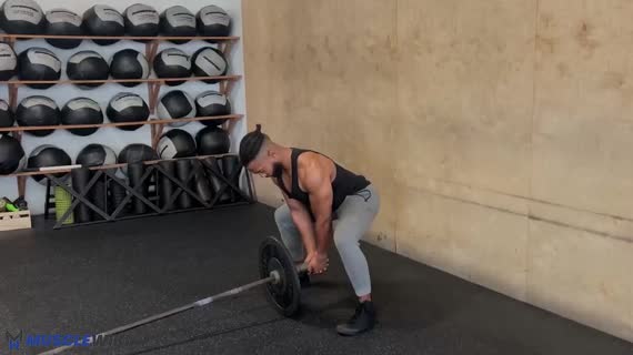 دشمن‌مین لیفت سومو (Landmine Sumo Deadlift)