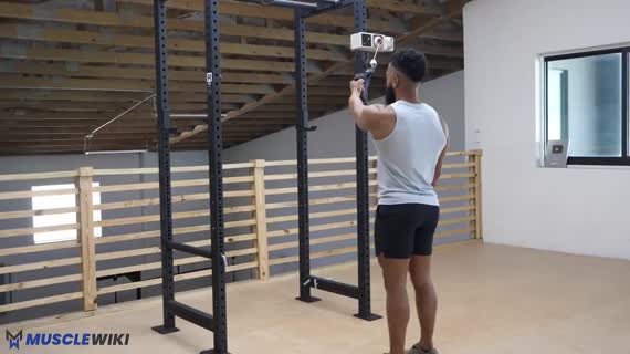 فلای سرشانه معکوس تک دست با سیمکش از بالا