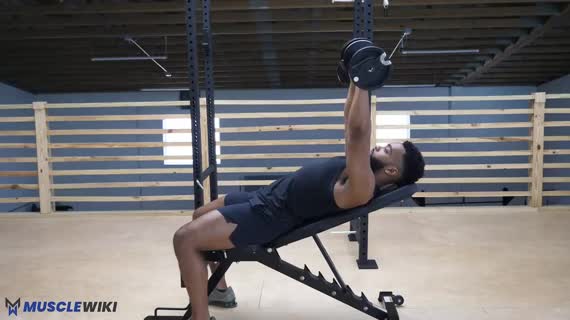 فلای بالا سینه دمبل با چرخش داخلی