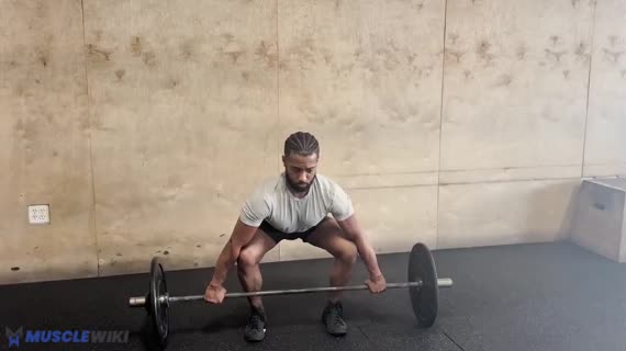 دینامیک ددلیفت با گرفتن هالتر به صورت دست باز (سنچ گریپ)